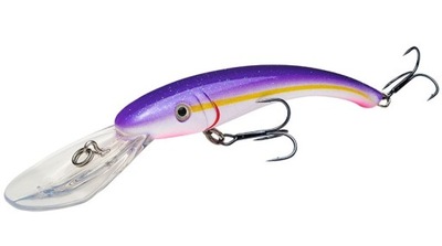 Wobler STRIKE KING Banana Shad 5" Violet Alewife