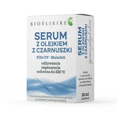 Bioelixire Serum z olejkiem z czarnuszki 20ml