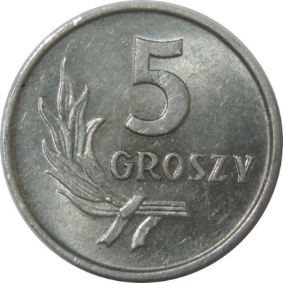 5 GROSZY 1963 - POLSKA - STAN (1-) - K2069