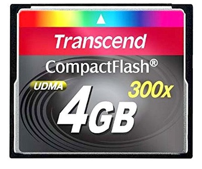 KARTA pamięci CF Compact Flash TRANSCEND 4GB 300x UDMA