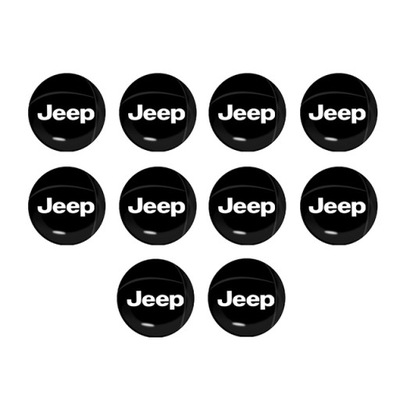 10 PIEZAS NAKLEJEK Z LOGOTIPO COCHE DO JEEP  