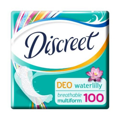 Discreet Deo Waterlity Wkładki higieniczne, 100szt