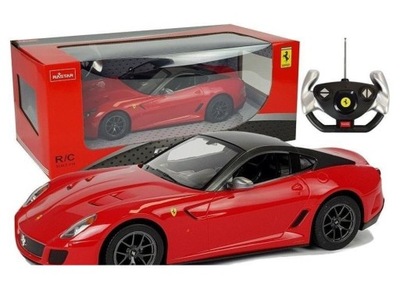 AUTO R/C FERRARI 599 GTO RASTAR 1:14 CZERWONE