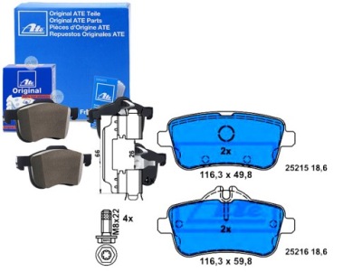 Комплект тормозных колодок тормозных ate fdb4169 8db3550197 фото №1