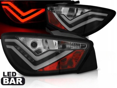 FAROS DIODOWE SEAT IBIZA 6J 3 PUERTA OD 06.2008 DO 2012 BLACK DIODO LUMINOSO LED BAR  