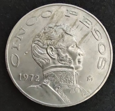 0941 - Meksyk 5 peso, 1972
