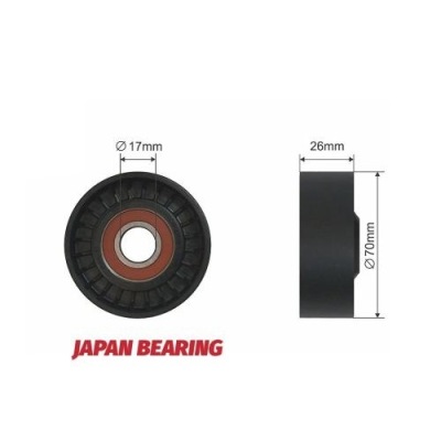 Nty rnk-bm-011 ролик натягувача, ремінь клиновий wiel фото №1