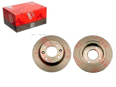 Trw тормозные диски тормозные 2szt. kia задняя clarus фото №1