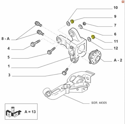 PUERCA TORNILLOS SUSPENSIONES ALFA ROMEO 159  