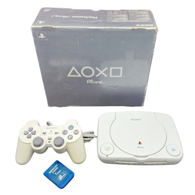 Konsola PlayStation PS One PSX PS1 SCPH-102 zestaw pad karton box gry