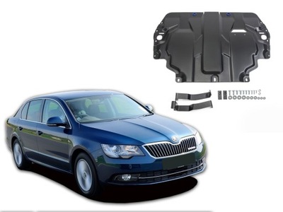 PROTECCIÓN DEL MOTOR CAJAS ACERO SKODA SUPERB 2008-2014  