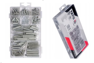 YATO YT-06875 ZESTAW SPRĘŻYNEK 200SZT MIX RODZAJÓW