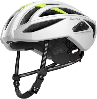 Kask rowerowy z zestawem słuchawkowym R2 EVO, SENA (matowy biały, rozmiar L)