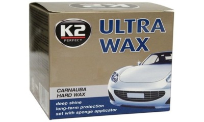 Wosk pasta Carnauba + gąbka Ultra Wax K2 250g