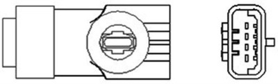 SONDA LAMBDA RENAULT 4 PRZEWODY, 330MM, 9 OHM, 6W-7W, PLANARNA  