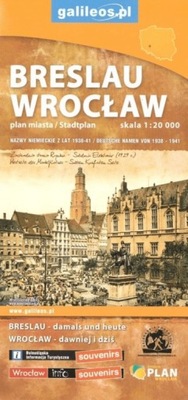 Plan miasta Wrocław Breslau