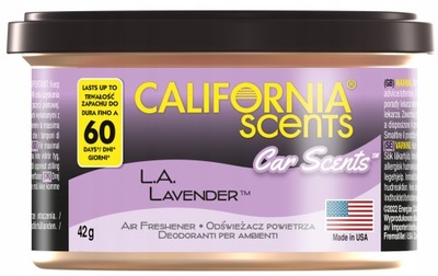 Puszka Zapachowa CALIFORNIA CAR SCENTS L.A. Lavender 42g