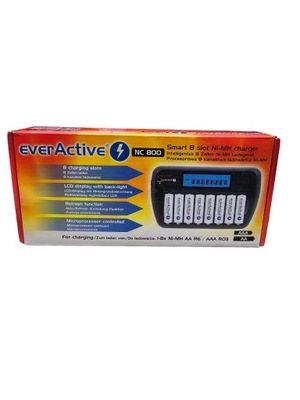 Ładowarka Everactive NC-800 8 AA, AAA