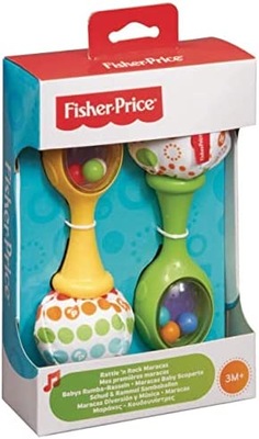 FISHER-PRICE Grzechotka Marakasy Grzechotki Zestaw Fisher Price BLT33