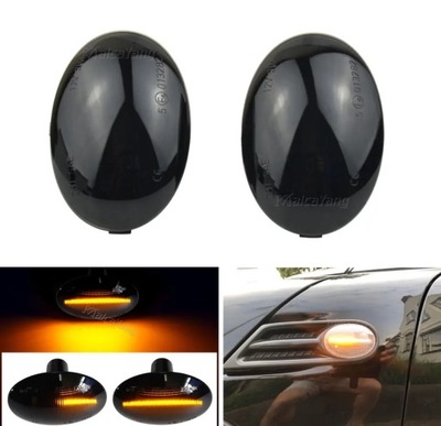 LUCES DIRECCIONALES DINÁMICO EN ALETA MINI COOPER R55 R56 R57 R58 R59 CIEMNE  