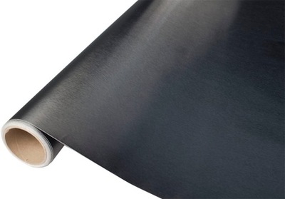 Folia do karoserii rolka metalic szczotkowana czarna 1,52x30m okleina