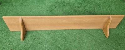 Półka ścienna wisząca drewniana 120 cm