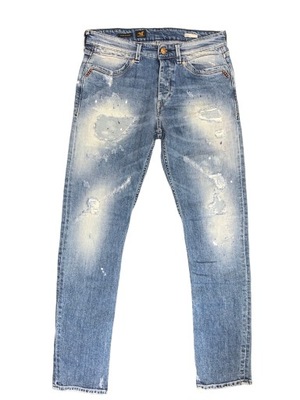 Spodnie jeansy męskie REPLAY niebieskie W32 L32