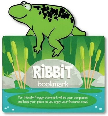 Zwierzęca zakładka do książki - Ribbit - Żaba
