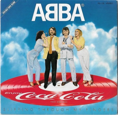 ABBA - Slipping Through My Fingers * Japan * EP 7'' Red