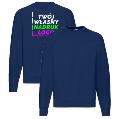 Bluza z własnym nadrukiem TYŁ Logo/napis