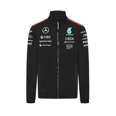 Kurtka męska softshell czarna Team Mercedes AMG F1 2024 (L)