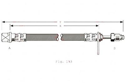 CABLE DE FRENADO ELAST. PEUGEOT 406 1.6-3.0 11.95  