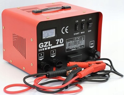 PROSTOWNIK Z ROZRUCHEM ŁADOWARKA 12V 24V GZL70