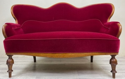 STYLOWA SOFA KANAPA EKLEKTYCZNA EKLEKTYK LUDWIK ORZECH FRANCJA I35