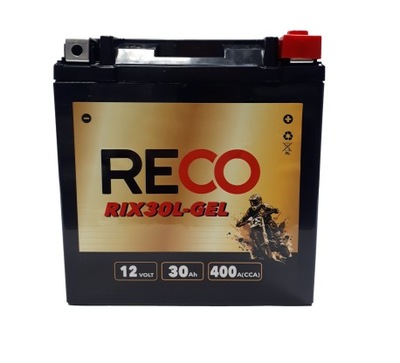 BATERÍA RECO RIX30L-GEL 12V 30AH 400A P+ YIX30L-BS YIX30L-GEL  