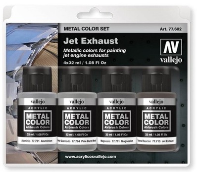 Vallejo 77602 Metal Color 4x 32 ml Jet Exhaust