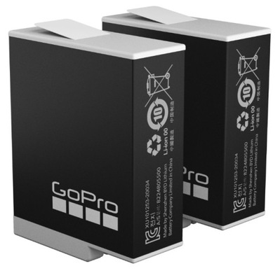 2x Akumulator Bateria Enduro do GoPro HERO 9 10 11 12 ORYGINALNE GoPro
