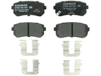 BOSCH ZAPATAS PARTE TRASERA I20 I30 IX20/35 KONA SONATA CEE'D CERATO PICANTO 1.0- 04-  