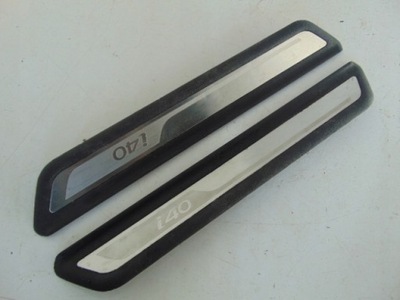 Молдинг накладка порог перед hyundai i40 фото №1