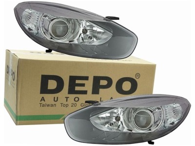 Лампы фары renault fluence 13- фото №1