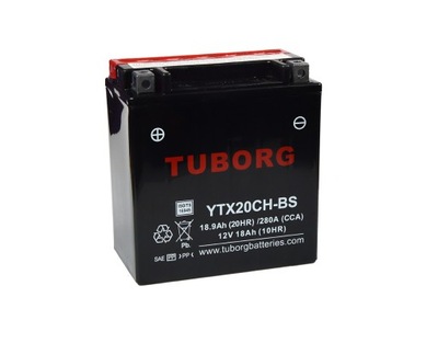 АКУМУЛЯТОР TUBORG YTX20CH-BS 12V 18,9AH 280A