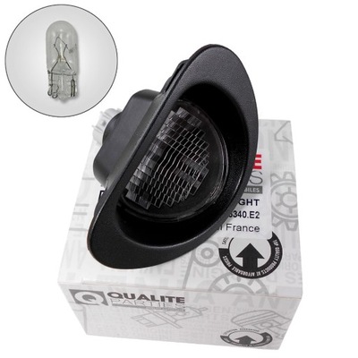 Лампа освещение номерного знака citroen c1 peugeot 107 фото №1