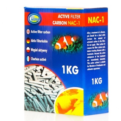 AQUA NOVA ACTIVE CARBON NAC-1kg - WĘGIEL AKTYWNY