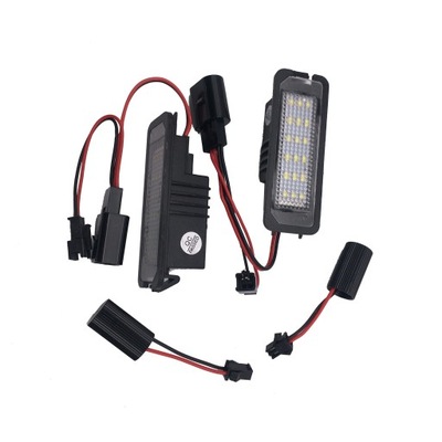 PARA VW GOLF MK4 MK5 MK6 PASSAT POLO EOS 2 PIEZAS DIODO LUMINOSO LED 12V 6500K BIALA~9166  