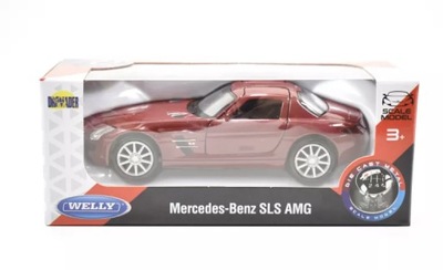 WELLY MERCEDES-BENZ SLS AMG 1:34 METAL MODEL