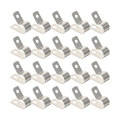 Zaciski klamry kablowej typu R Klips ustalający przewód