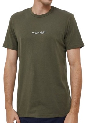 T-shirt koszulka krótki rękaw Calvin Klein khaki r. L