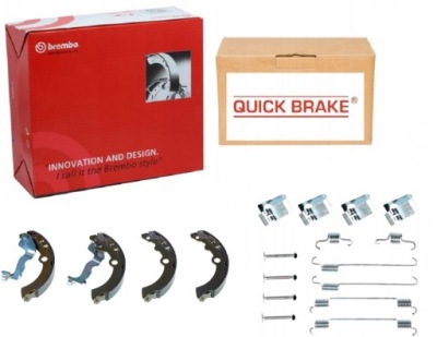 Тормозные колодки+ пружины nissan pixo szuki alto vii 2009- фото №1