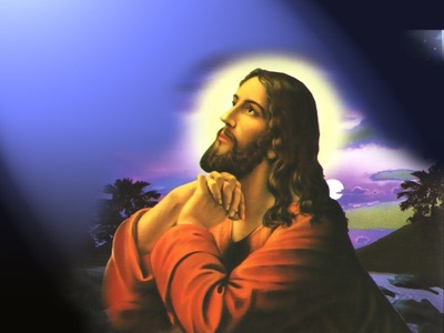 OBRAZ NA PŁÓTNIE JEZUS CHRYSTUS KOMUNIA 50x70