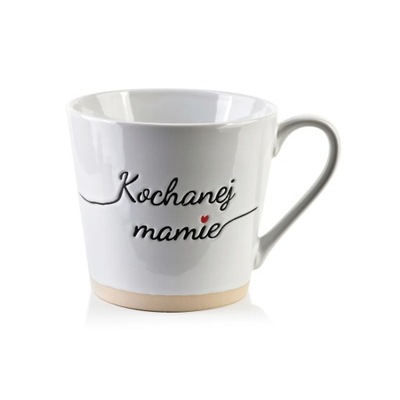 Kubek porcelanowy dla mamy dzień matki kochanej mamie 350 ml mondex 4130